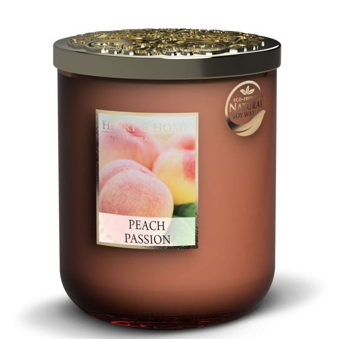 Candela Profumata HEART&HOME - Peach Passion 320g