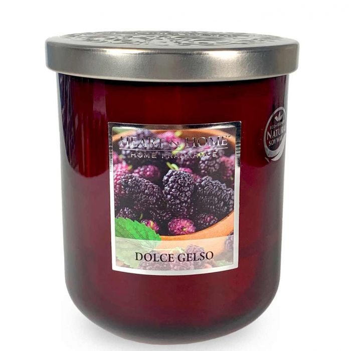 Candela Profumata HEART&HOME - Dolce Gelso 340g